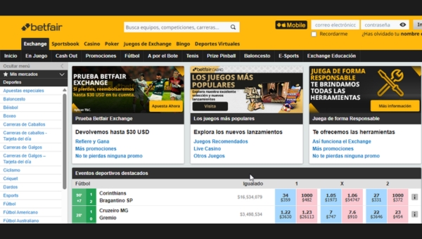 Analisis de la plataforma de apuestas betfair