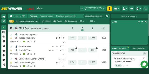 apuestas en vivo betwinner mexico