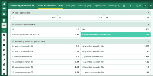 deportes y mercados de apuestas en betwinner mexico