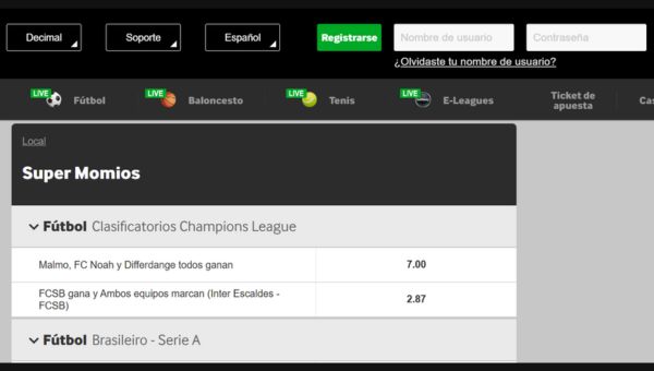 Supermomios betway