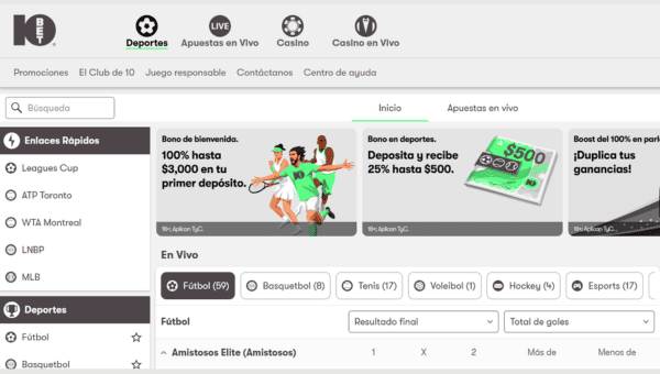 Analisis de la Plataforma de Apuestas Deportivas 10Bet Mexico