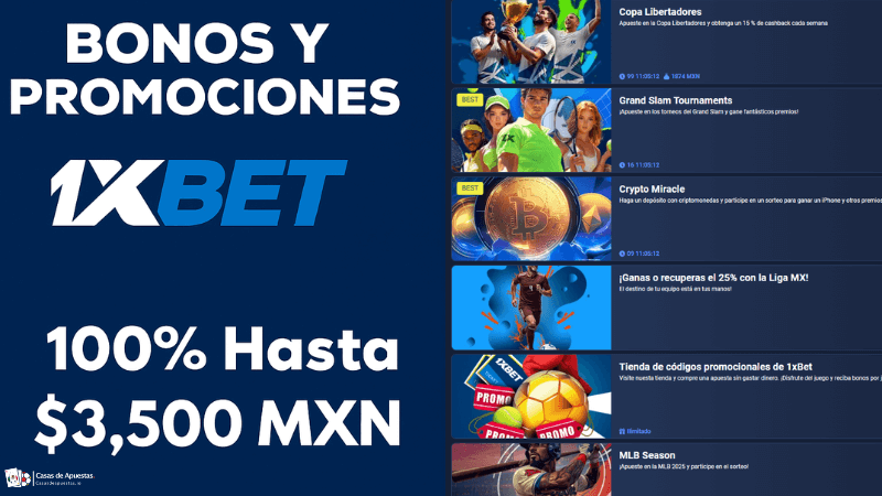 Bonos de 1xBet México