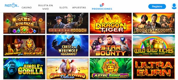 Casinos con Wild Wild Riches en España: Paston
