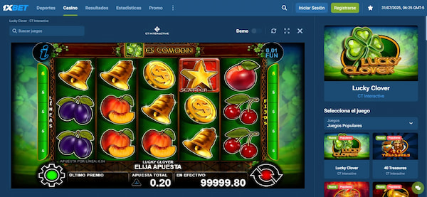 Juegos de casino gratis - 1xBet España