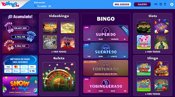 Mejores Casinos Online en España para Jugar al Bingo: YoBingo