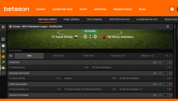 Que Ofrece Betsson