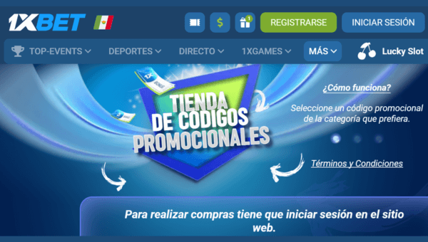 Otros bonos y promociones de 1xBet: Tienda de Códigos Promocionale