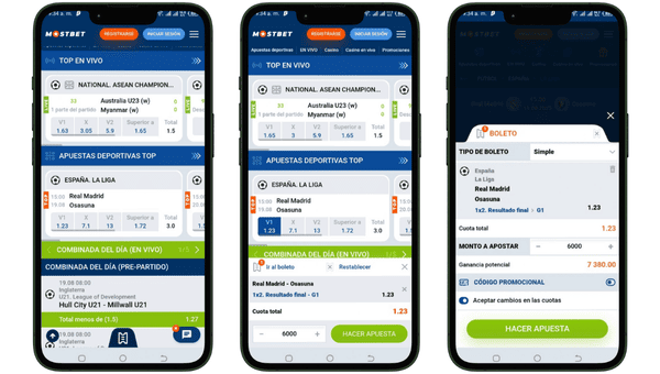 Apostar en MostBet