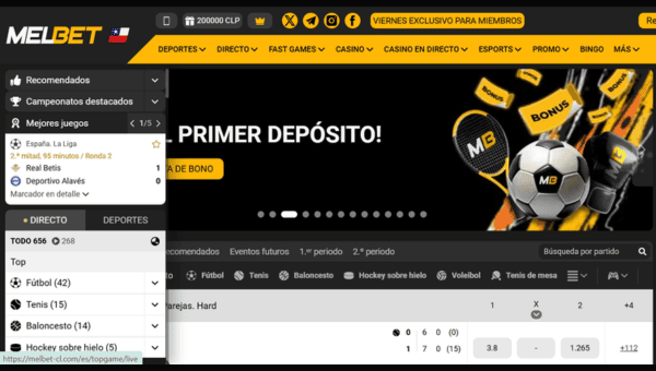 Cashout en Melbet Chile