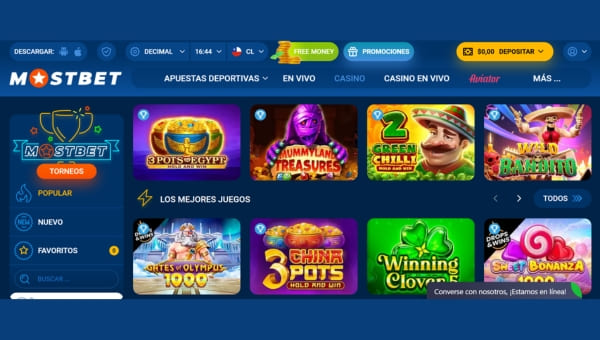 Casino MostBet Chile
