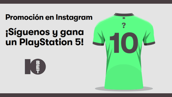 Promocion en instagram 10Bet Mexico