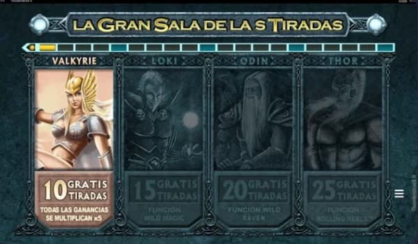 Thunderstruck 2 Tiradas gratis