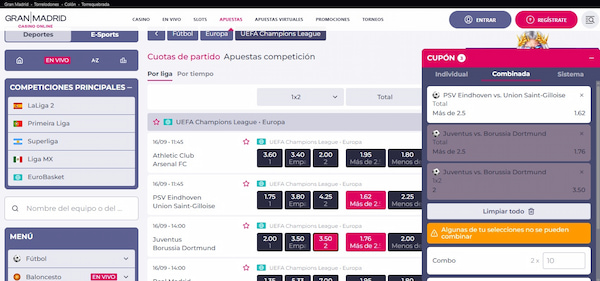 Top 5 Casas de Apuestas para Apostar en la Copa del Rey: Casino Gran Madrid