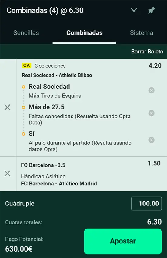 Copa del Rey Semifinales Vuelta - Combinada 2