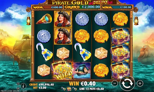 Diseño e interfaz Pirate Gold Deluxe