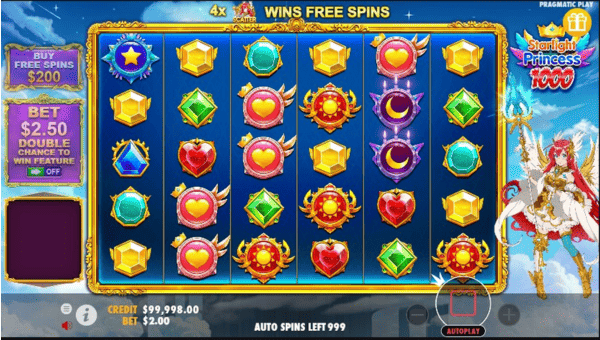 Funciones Clave de Starlight Princess: Bonus Bet