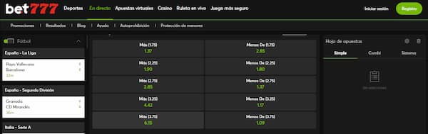 Mejores Casas de Apuestas con Línea de Gol En España: Bet777