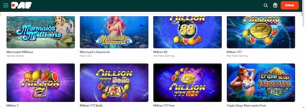 Casinos con Tragaperras Mermaids Millions: Paf