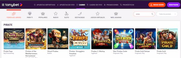 Los Mejores Casinos para Jugar Pirate Gold Deluxe en España: Tonybet