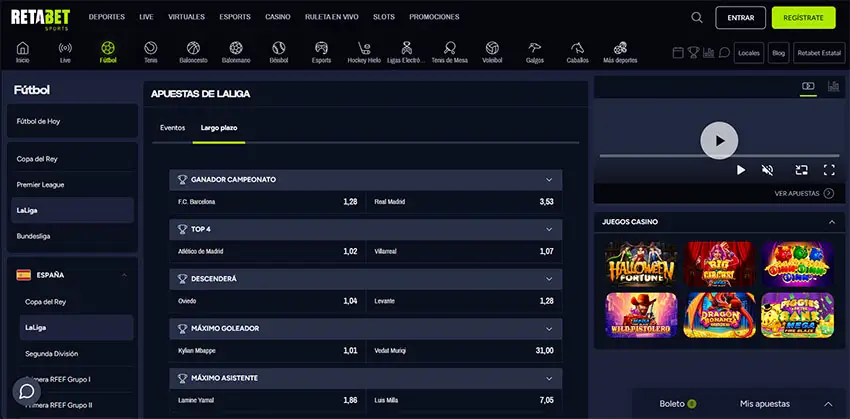 Retabet - Campeón de LaLiga