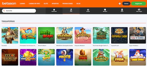 Casinos con Torrente Tragaperras: Betsson