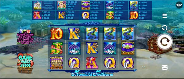 Como jugar tragaperras Mermaids Millions