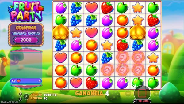 Como se juega Fruit Party