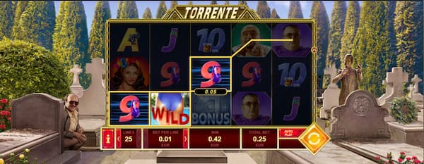 Interfaz de Torrente Tragaperras