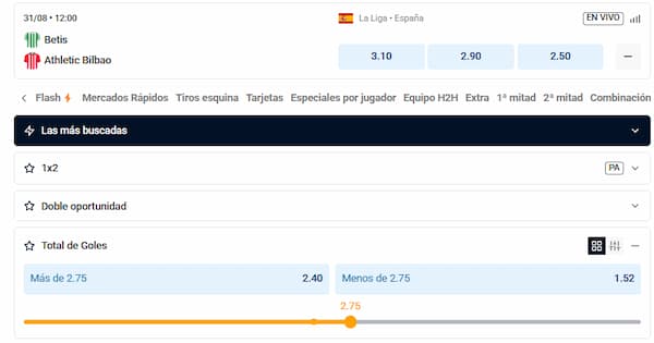 Tipos de Apuestas en Línea de Gol: Línea de Gol Partida