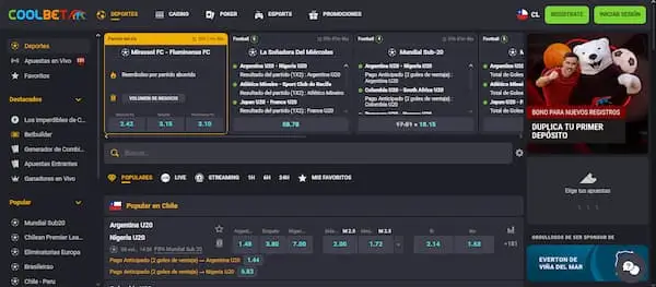 Top Casas de Apuestas con Transferencia Bancaria en Chile: Coolbet
