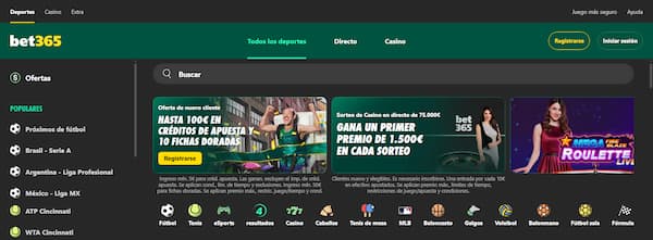 Mejores casinos para jugar Ruleta Europea en España: Bet365