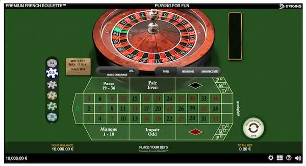 Premium French roulette