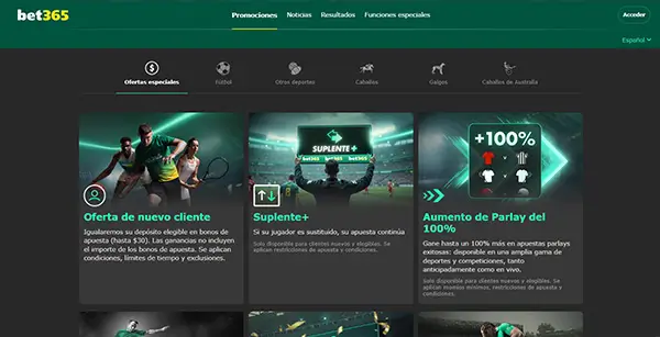 Casas de Apuestas en Chile con los Mejores Requisitos para sus Bonos: Bet365