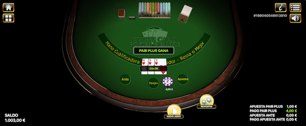 Three Card Poker Deluxe - Poker online gratis casinos online de Chile