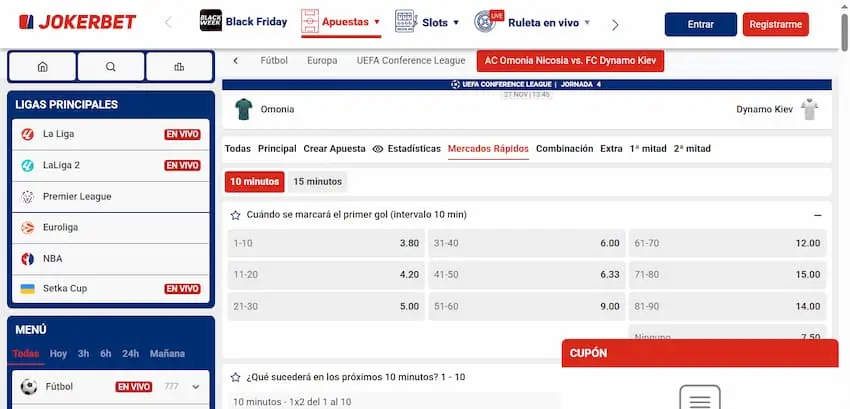 Mejores Plataformas para Apostar en la Conference League: Jokerbet