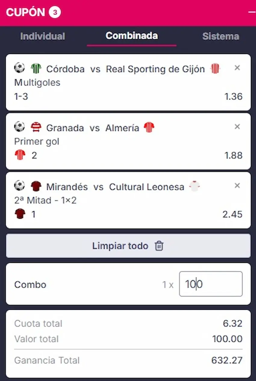 Combinada 2 LaLiga Hypermotion Jornada 37