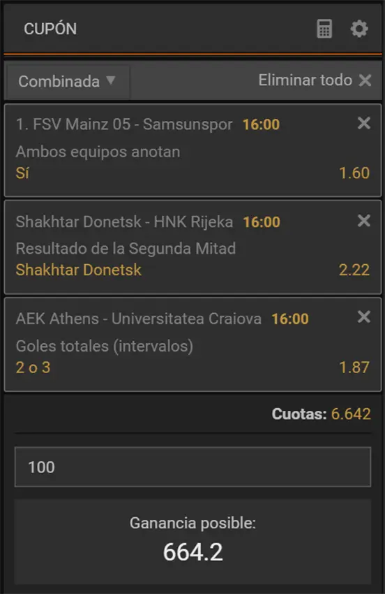 Conference League - Jornada 6 - Combinada 3