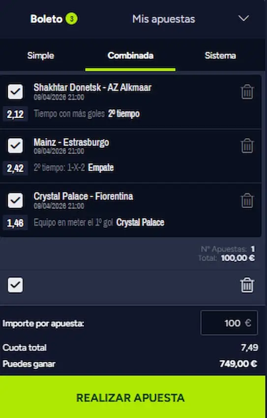 Cuartos de Final Conference League Combinada 3