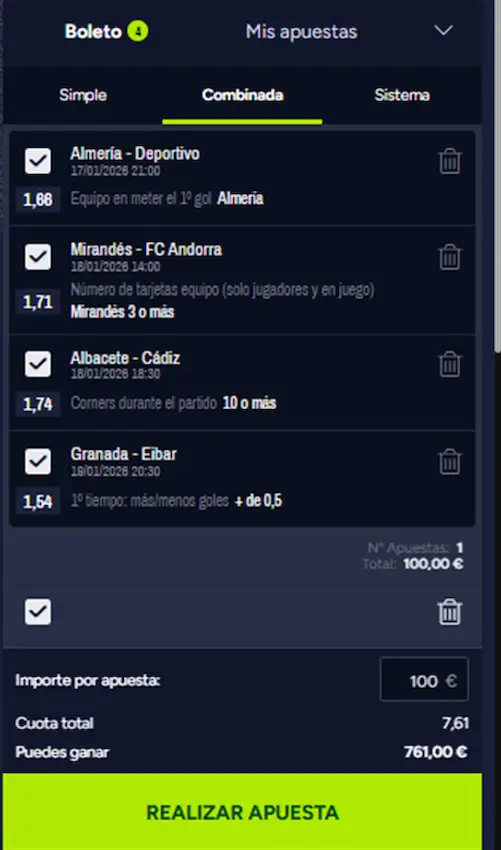 LaLiga Hypermotion Jornada 22 - Combinada 3