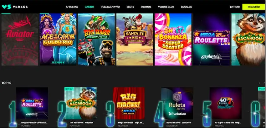 Top 5 de Casinos Online de España: Versus
