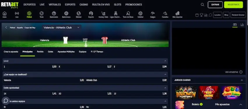 Apostar en la Copa del Rey en Retabet