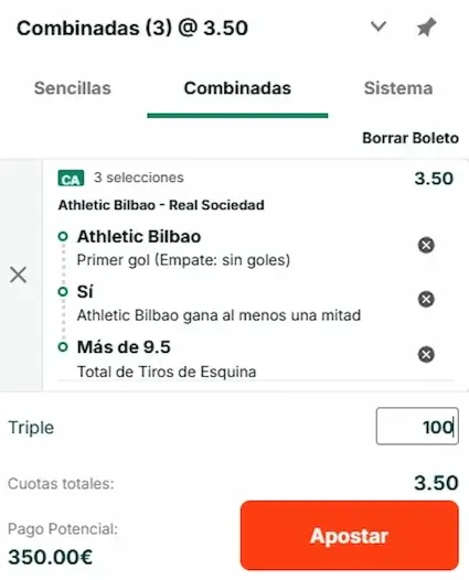 Combinada 1 - Athletic club - Real Sociedad (Semifinales de la Copa del Rey)