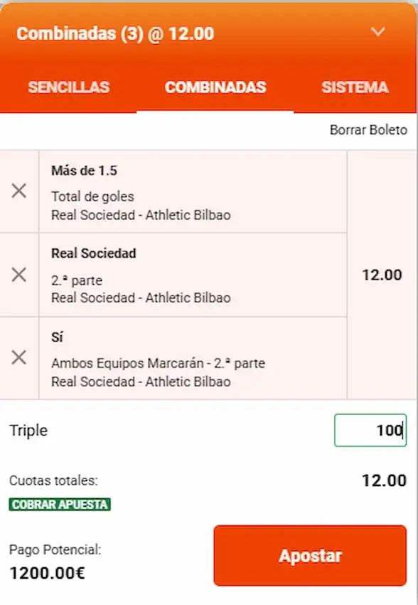 Combinada 1 Real Sociedad vs. Athletic