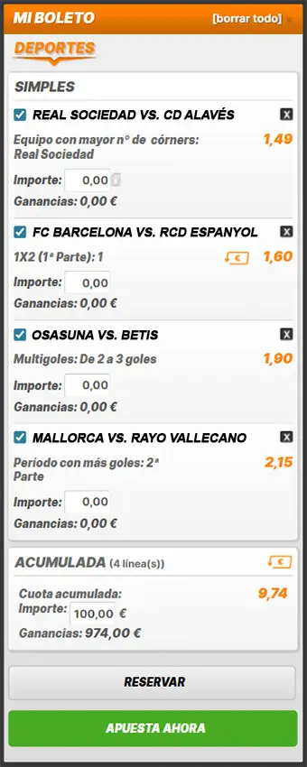 Combinada 1 - Quiniela 55
