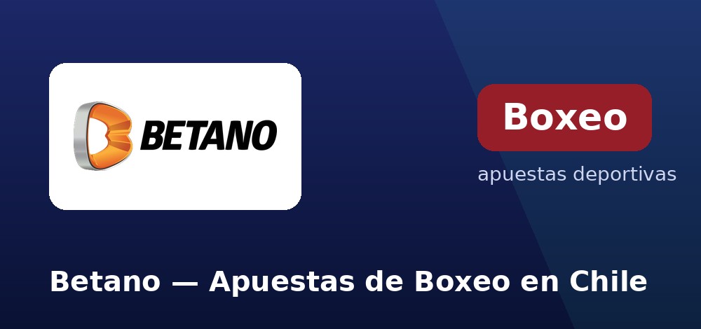 Apuestas al método de victoria de boxeo en Betano desde Chile