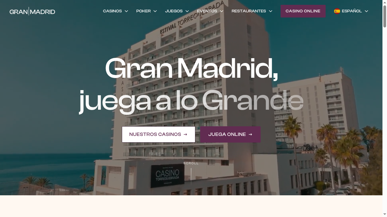Slots de Relax Gaming en Casino Gran Madrid