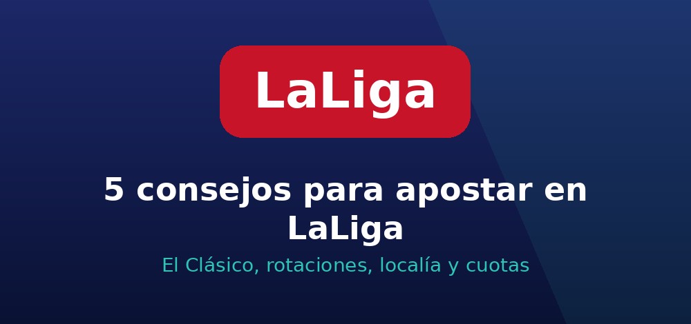 Consejos para apostar en LaLiga en Chile