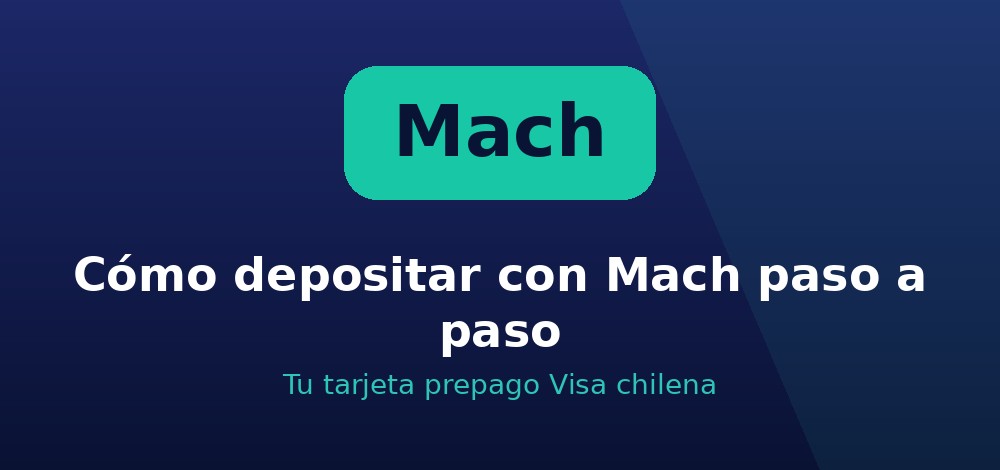 Cómo depositar con Mach paso a paso en casas de apuestas de Chile
