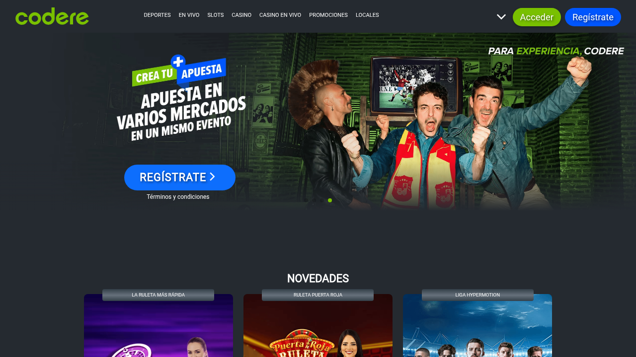 Jugar Aviator de Spribe en el casino Codere