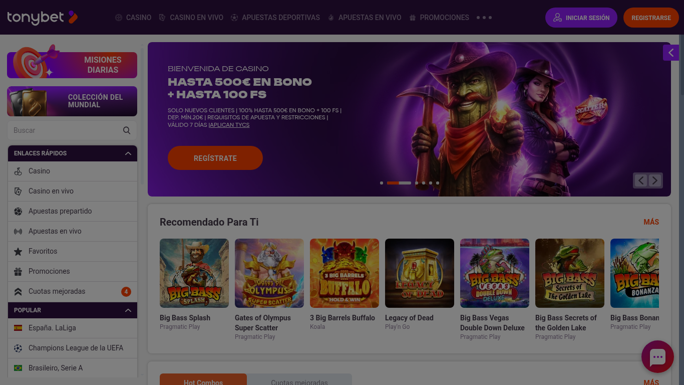 Casino de TonyBet